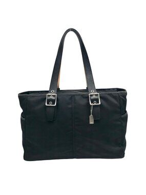 Coach Black Nylon Tote Bag 5173